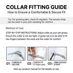 Adjustable Flea and Tick Collar for Dogs & Cats - Waterproof TPR Pet Pest Protection Collar