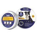 Adjustable Flea and Tick Collar for Dogs & Cats - Waterproof TPR Pet Pest Protection Collar