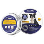 Adjustable Flea and Tick Collar for Dogs & Cats - Waterproof TPR Pet Pest Protection Collar