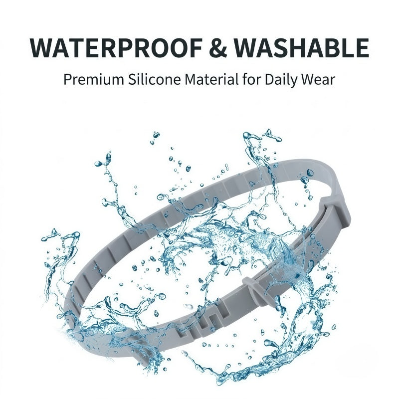Adjustable Flea and Tick Collar for Dogs & Cats - Waterproof TPR Pet Pest Protection Collar
